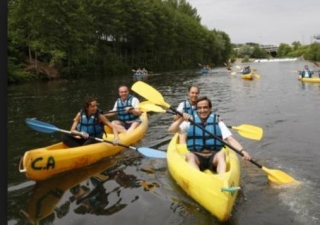  Canoa con amigos en Saverdun